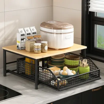 WoodyDraw™ organizator za kuhinjski pult s predalom