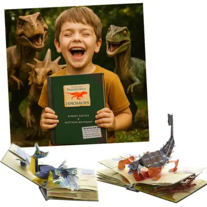 DinoPop™ 3D pop-up enciklopedija dinozavrov