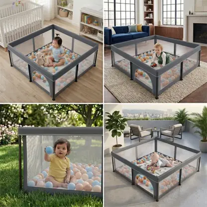 NestPlay™ zložljiva otroška stajica (127 x 127 cm)