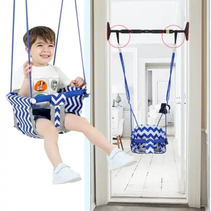 SwingJoy™ viseča otroška gugalnica z napenjalno palico