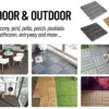 DeckLock™ povezljive PVC plošče z imitacijo lesa – 12x (30x30cm) = 1,08 m²