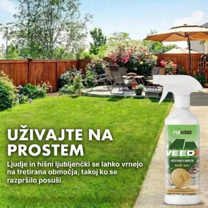 WeedX™ – 100 % naravni zaviralec rasti plevela