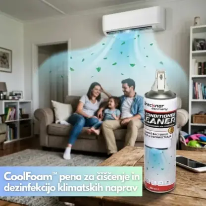 CoolFoam™ pena za čiščenje in razkuževanje klimatskih naprav 500 ml