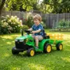 FarmRider™ otroški traktor na akumulator s prikolico