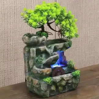 DreamMill™ namizna LED fontana z mlinskim kolesom