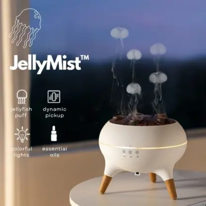 JellyMist™ LED difuzor in vlažilnik zraka v obliki meduze