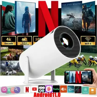 GameProjecto™ 4K projektor z 20000 igrami, aplikacijami in 2 krmilnikoma