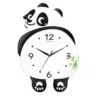 PandaTime™ plešoča LED stenska ura z motivom pande