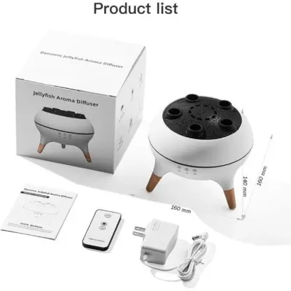 JellyMist™ LED difuzor in vlažilnik zraka v obliki meduze