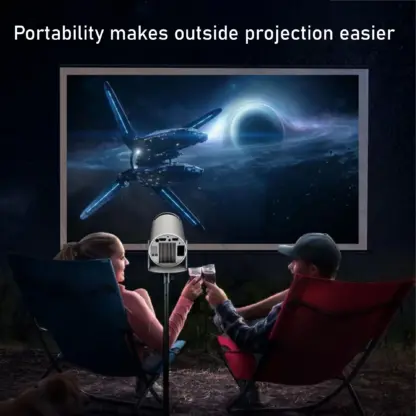 GameProjecto™ 4K projektor z 20000 igrami, aplikacijami in 2 krmilnikoma
