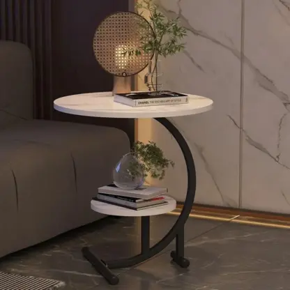 MarbleNest™ dvonivojska klubska mizica