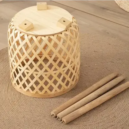 RattanBloom™ samostoječi cvetni lonci iz ratana