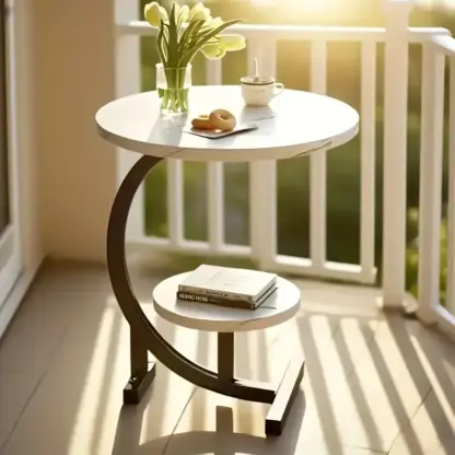 MarbleNest™ dvonivojska klubska mizica