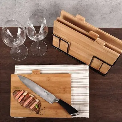 ChopZone™ Set večnamenskih bambusovih rezalnih desek