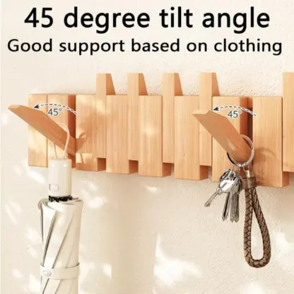 PianoRack™ leseno stojalo za obešanje v obliki klavirskih tipk