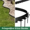 EasyBorder™ plastični robnik za trato z žeblji – 10 m