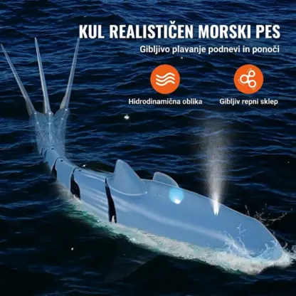 JawHunter™ daljinsko vodena igrača veliki beli morski pes