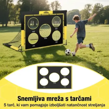 SoccerShot™ otroški nogometni gol s tarčo