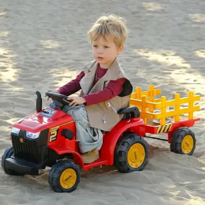 FarmRider™ otroški traktor na akumulator s prikolico