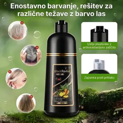 BlackRevive™ šampon za barvanje las na črno