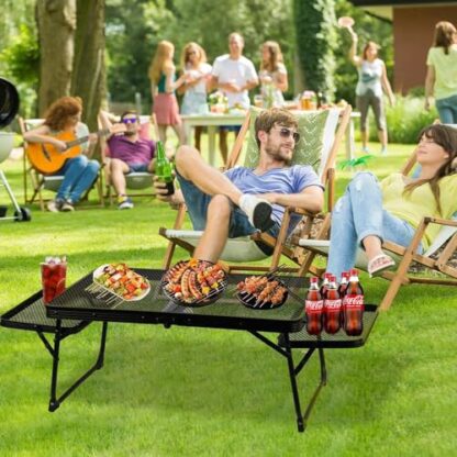 CampMax™ zunanja zložljiva mrežasta miza