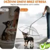 PawBrella™ nastavljiv dežnik s povodcem za pse