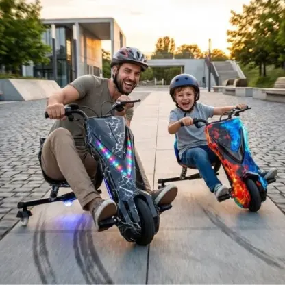 DriftMax™ električni 3-kolesni drift kart