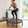 BouncePro™ zložljiv trampolin z nastavljivim ročajem