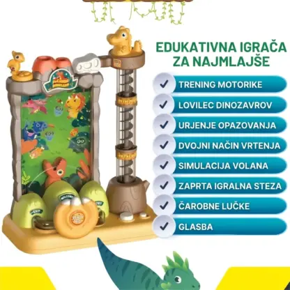 Igrača za lovljenje kroglic z dinozavri DinoSnap™