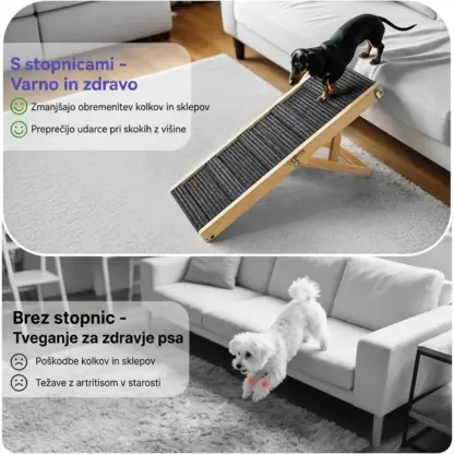PawClimb™ zložljiva nastavljiva pasja rampa