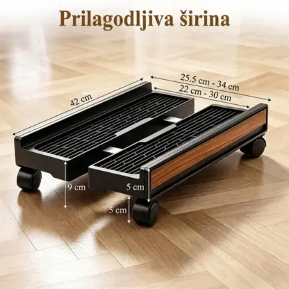 TowerCart™ razširljivo in premično stojalo za računalnik