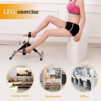 PedalFlex™ mini zložljiv pedalni trenažer s števcem