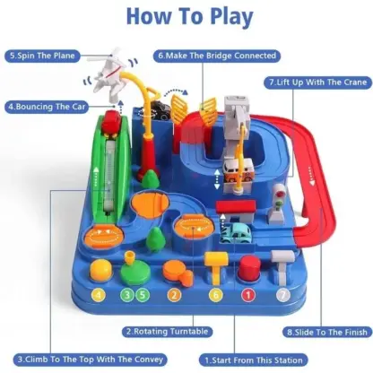 RacerMaze™ labirintna dirkalna steza za avtomobilčke