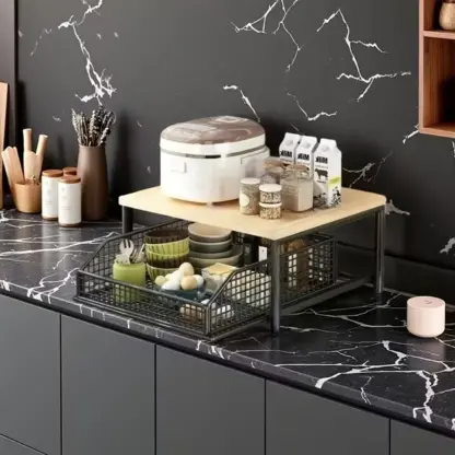 WoodyDraw™ organizator za kuhinjski pult s predalom