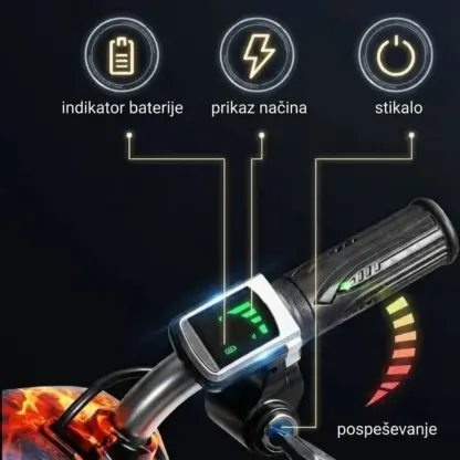 DriftMax™ električni 3-kolesni drift kart