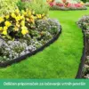 EasyBorder™ plastični robnik za trato z žeblji – 10 m