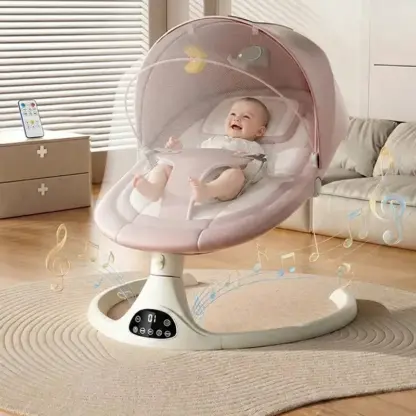 Električni otroški gugalnik z daljincem RockyBaby™