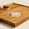 PuzzleTray™ set lesenih servirnih pladnjev v obliki sestavljanke