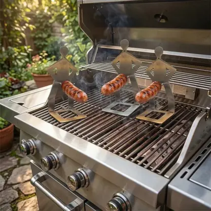 GrillBoyz™ zabavna držala za žar klobase – 3 kos