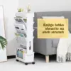 BookCart™ 5-etažna premična knjižna polica