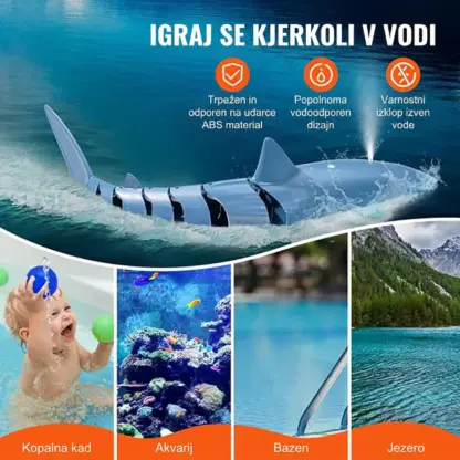 JawHunter™ daljinsko vodena igrača veliki beli morski pes
