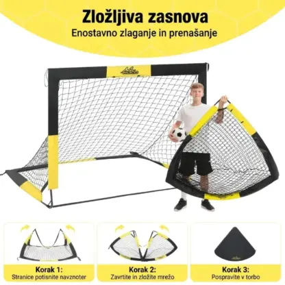 SoccerShot™ otroški nogometni gol s tarčo