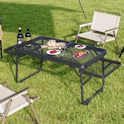 CampMax™ zunanja zložljiva mrežasta miza