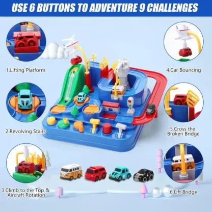 RacerMaze™ labirintna dirkalna steza za avtomobilčke