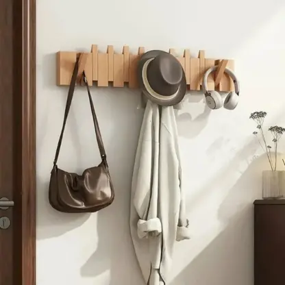 PianoRack™ leseno stojalo za obešanje v obliki klavirskih tipk