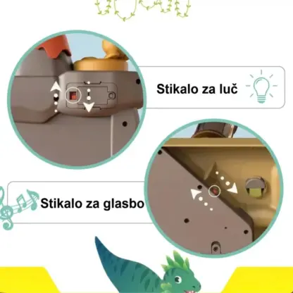 Igrača za lovljenje kroglic z dinozavri DinoSnap™