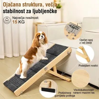 PawClimb™ zložljiva nastavljiva pasja rampa