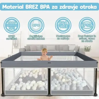 NestPlay™ zložljiva otroška stajica (127 x 127 cm)
