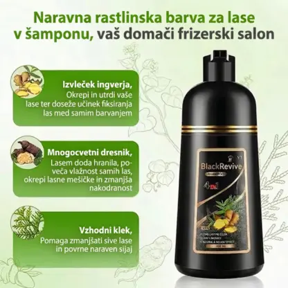 BlackRevive™ šampon za barvanje las na črno