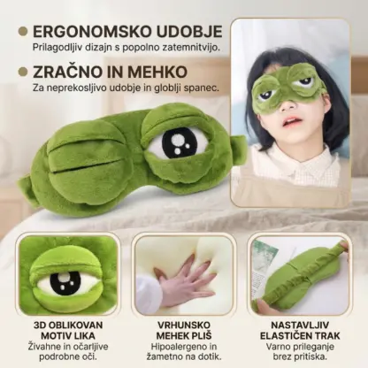DreamToad™ maska za spanje v obliki žabjih oči